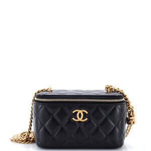 Chanel Small All Slide Long Vanity Case with Chain